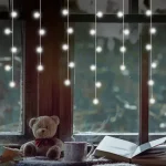Home KAF 50C LED/WH LED-es fényfüggöny, 0,81 m / 50 db hidegfehér LED, fehér vezeték, álló fényű, hálózati adapter, beltéri kivitel KAF 50C LED/WH Olcsóbb