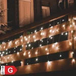 Somogyi sorolható fényfüggöny sziporkázó 50LED meleg fehér kültéri KSF 50F/WW Olcsóbb