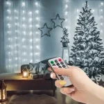 Biztonságos fizetés Family microLED fényfüggöny 100 db hideg fehér 3x1 m 230V távirányítós 58904B