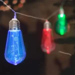 Family LED fényfüzér villanykörte 10 LED 1,9 m színes 2xAA 56531 Népszerű