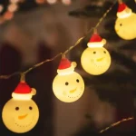 Különleges ajánlat Family LED fényfüzér hóember 10 LED 1,1 m meleg fehér 3xAA 58222A