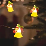 Azonnali szállítás Family LED fényfüzér csengettyű 2,2 m 20 LED meleg fehér 2xAA 58925