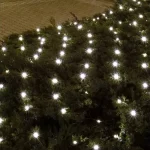 Szuper ajánlat Somogyi kültéri karácsonyi háló 160db csillogó hidegfehér LED KLN 160C/WH