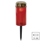 Legjobb ár EMOS LED temetői mécses leszúrható, 25 cm, 2xAA, kültéri és beltéri, vintage DCCV22