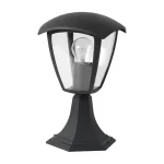 Kiárusítás Optonica kültéri állólámpa 29cm 1xE27 fekete IP44 9305