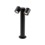 Prémium Rábalux Enol kültéri állólámpa 2xGU10 fekete H44cm IP44 77113