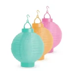 Szezonális akció Garden of Eden kültéri LED-es szolár lampion 3 színben hidegfehér 600mAh D21x22cm 11399F