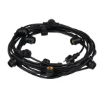 Gyors szállítás Kanlux GRL kül és beltéri fényfüzér 10db E27 10m IP44 230V H07RN-F 35754