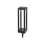 Kiárusítás Rábalux Cong kültéri földbe szúrható LED lámpa 0,18W 4000K fekete H35cm IP44 77186