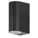 Kihagyhatatlan ajánlat Chile kültéri fali lámpatest fekete GU10 2x35W IP44 Rábalux 8030