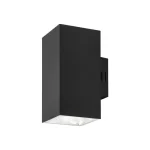 Rábalux Urfa kültéri LED fali lámpa 18W CCT fekete négyzet H16cm IP65 77157 Bestseller