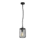Akciós ár Rábalux Tarpak kültéri függeszték 1xE27 fekete H74cm IP44 77107