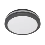 Vásárlói kedvenc Optonica kültéri LED mennyezeti lámpa mozgásérzékelős 30W 3000lm CCT fekete IP65 2828