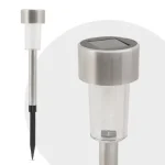 Biztonságos fizetés Garden of Eden kültéri LED-es leszúrható fém szolár lámpa hidegfehér 40mAh 30x4,5cm 11702A