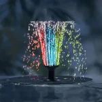 Garden of eden szolár szökőkút akkumulátorral, 6 db RGB LED-del Edmond Szezonális akció