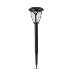 Entac napelemes kerti szolár lámpa leszúrható fekete 400mm RGB LED IP44 EGSL-P1LH40RGB-PDQ Outlet