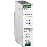 Tracon sínre szerelhető led tápegység szabályozható DC kimenettel 90-264G 1,6A/DC12V 6,3A/75W LDCVDIN-75-12 Legkelendőbb