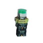 Elmark EL 2-BW3371 LED-es ipari nyomógomb zöld 230V 6A 401371 Akció