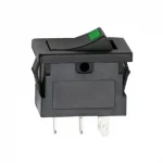 2 állású billenő kapcsoló zöld LED-el 12V DC 15A 09027ZO Kiárusítás