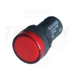 Tracon ipari LED jelzőlámpa piros 230V AC/DC 22mm LJL22-RE Rendeld meg most