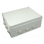 Expressz szállítás Pawbol S-BOX 606 falon kívüli műanyag kötődoboz gumi bevezetővel 300x220x120mm IP55
