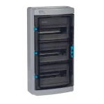 Alacsony ár Kanlux falon kívüli lakáselosztó 3x12 36 modul IP65 KDB elosztódoboz IK 10 KDB-IP65 38455