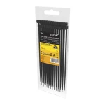 Árengedmény Entac kábelkötegelő 400x4,8 mm fekete gyorskötöző UV-álló 50db/csomag ECT-4.8-400-B
