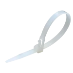 Azonnal elérhető Tracon nyitható kábelkötegelő, gyorskötöző fehér 200x7,6 mm 180-NY