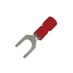Népszerű Tracon szigetelt piros villás saru 1,5mm2x4,3mm 100db/csomag PV4