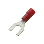 Haupa szigetelt villás saru 1,5 mm2 piros 260304 Különleges ajánlat