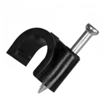 Azonnal elérhető Pawbol szegelhető kábelrögzítő bilincs 8 mm fekete 100db/csomag H.7007C