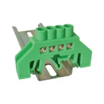 Csak ma Tracon szigetelt földelősín gyűjtősín zöld 4P 230/400VAC 63A 6x9mm NPE-G6-4