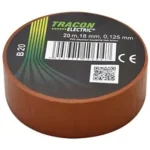 Bestseller Szigetelő szalag 20x19 Tracon 20 m BARNA