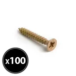 Handy forgácslap csavar - sárga - 3 x 25mm - 100db/csomag 04802B Árcsökkenés