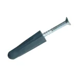 Biztonságos fizetés Tracon négyszögletes tipli+csavar M6x23mm szürke dübel TNCS6