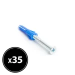 Handy tipli + csavar - 6 x 30mm - 35db/csomag 04825A Ne maradj le