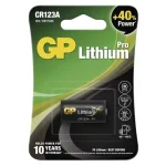 Kedvezmény GP Lítium elem CR123A 3V 1db/bliszter B1501