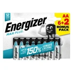 Energizer Max Plus alkáli ceruza elem AA 6+2db/bliszter Csak ma