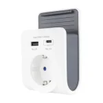 Legjobb ár GAO Földelt lengő csatlakozóaljzat 2XUSB+ mobiltelefon tartóval 6005H