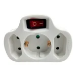 Ultratech 3-as hálózati elosztó kapcsolóval gyermekvédelemmel 1x16A+2x2,5A/250V AD153WH Exkluzív ajánlat