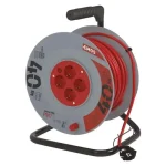 Legkelendőbb Emos kábeldob 40m 4 aljzat MT 3x1,5mm2 H05VV-F3G PVC IP20 P09240
