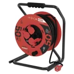 Emos gumi kábeldob 50 m H05RR-F 3x2,5 mm2 4×2P+PE SCHUKO aljzat IP44 P19221 Olcsóbb