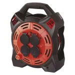 Emos Kültéri kábeldob 15m 4 aljzat gumi-neoprén H07RN-F 230V 1,5 mm2 LED fényvisszaverővel P08215 Szuper ajánlat