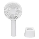 Expressz kézbesítés Home HF 9/WH kézi, tölthető ventilátor, 4 W, 10 cm-es lapátátmérő, 3 fokozat, 1200 mAh Li-ion akkumulátor, asztali tartó, fehér HF 9/WH