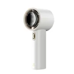 Kedvezményes ár JisuLife FA53PRO White kézi ventilátor, 2500mAh akkumulátor, LED kijelző, fehér FA53PROwhite (FanPro1 White)
