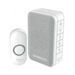 Honeywell Home DC313NP2 vezeték nélküli csengő, 150m hatótáv, 6 dallam, LED jelzőfény, nyomógomb IP55 védett, 230V-os tápellátás DC313NP2 Outlet
