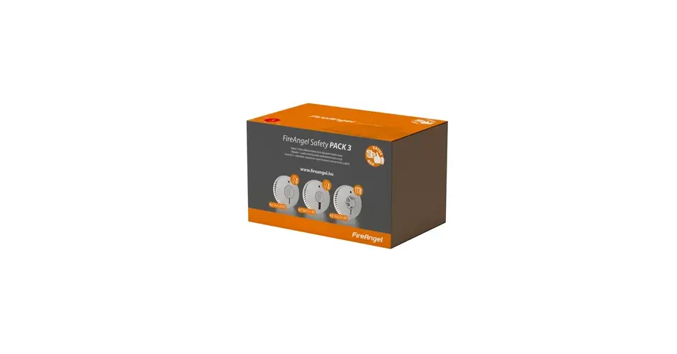 Akció Fireangel Safety pack 3 gazdaságos füst és hőérzékelő vészjelző (FA6120-INT,FA6111-INT,FA6215-INT) csomag FA SP 3