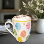 Húsvéti dekoráció porcelán bögre 340 ml CMK-7826 Ne maradj le