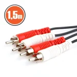 Gyors szállítás RCA 2RCA dugó 1,5m A320115