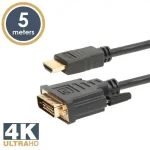 Delight HDMI dugó - dual link DVI (24+1) dugó 5m kábel 20382 Outlet